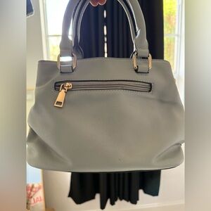 Elegant Gray Handbag